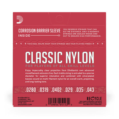 D'Addario Student EJ27N Normal Tension Nylon Classical Guitar Strings