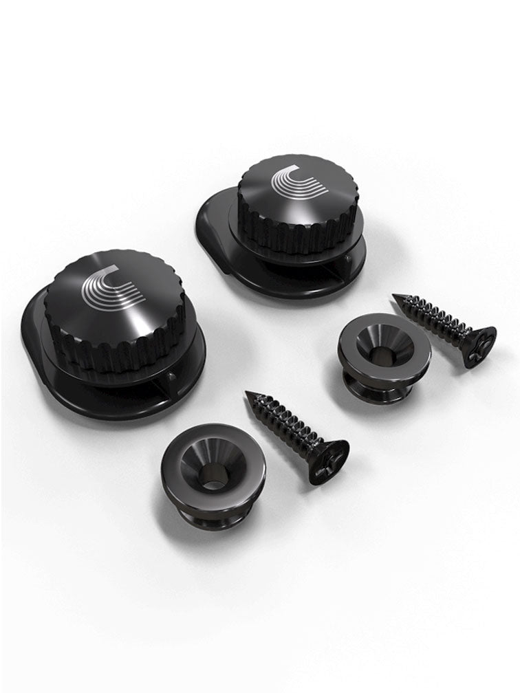 D'Addario Universal Strap Lock System Black