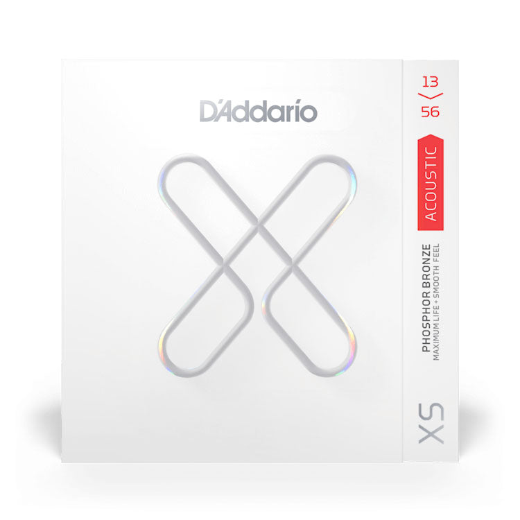 D'Addario XS Phosphor Bronze Medium 13-56 6-String Acoustic Guitar Strings
