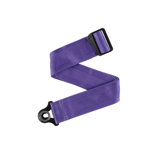 D'Addario Auto Lock Nylon Guitar Strap - Deep Violet