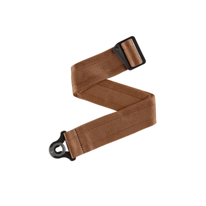 D'Addario Auto Lock Nylon Guitar Strap - Umber Brown
