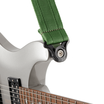 D'Addario Auto Lock Nylon Guitar Strap - Verdant