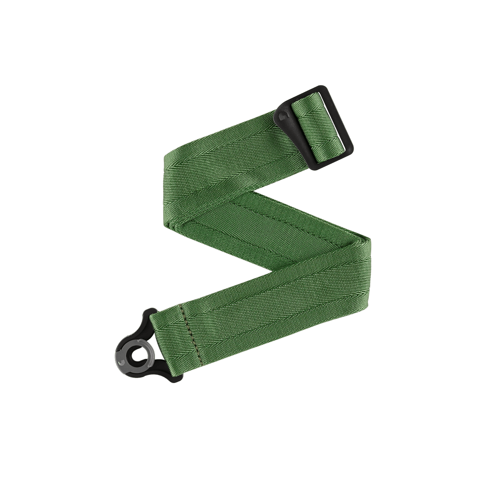 D'Addario Auto Lock Polypro Guitar Strap - Green
