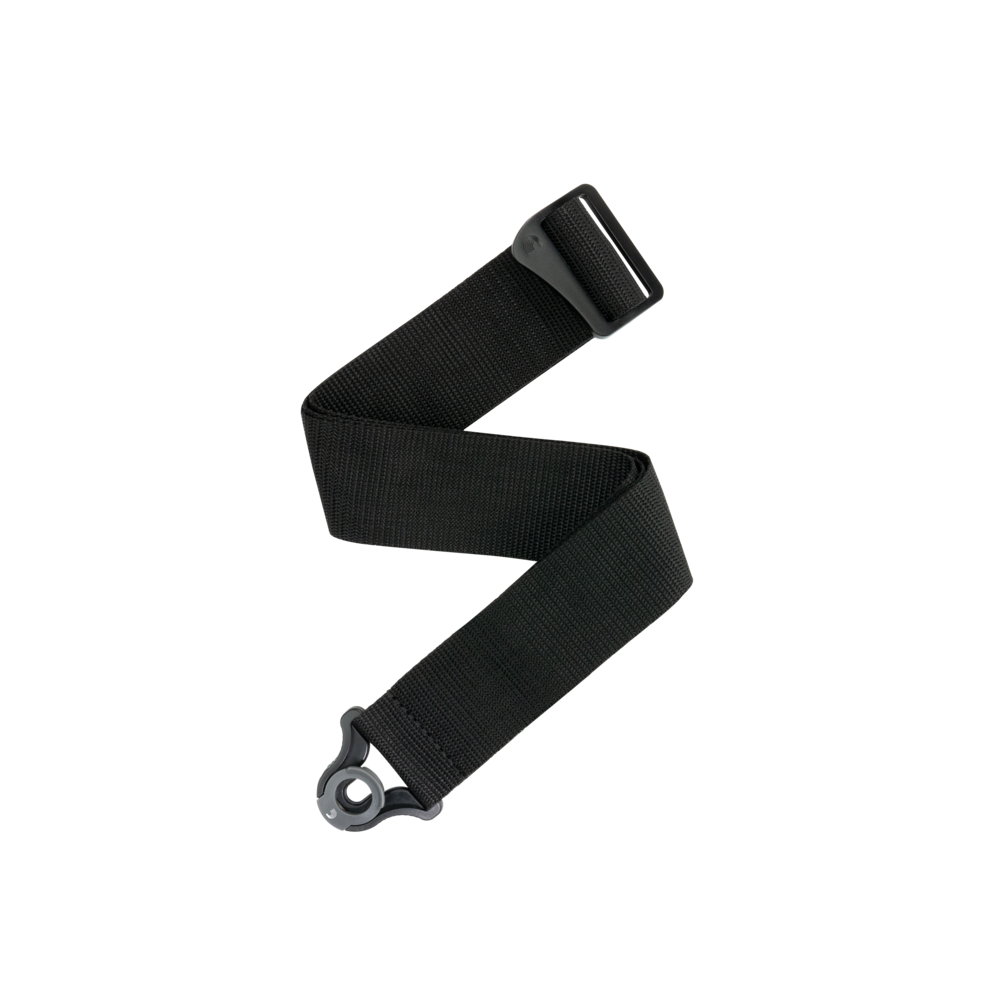 D'Addario Auto Lock Polypro Guitar Strap - Black