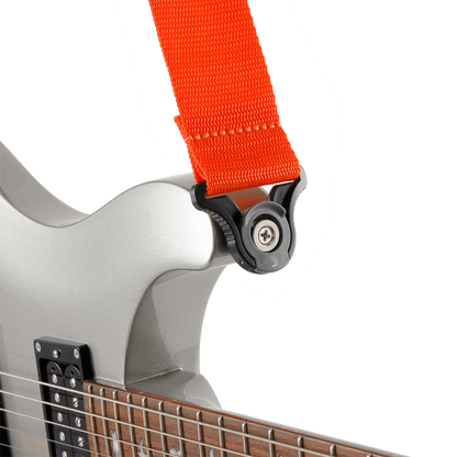 D'Addario Auto Lock Polypro Guitar Strap - Orange