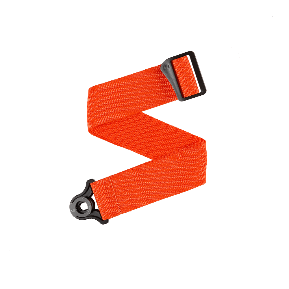 D'Addario Auto Lock Polypro Guitar Strap - Orange