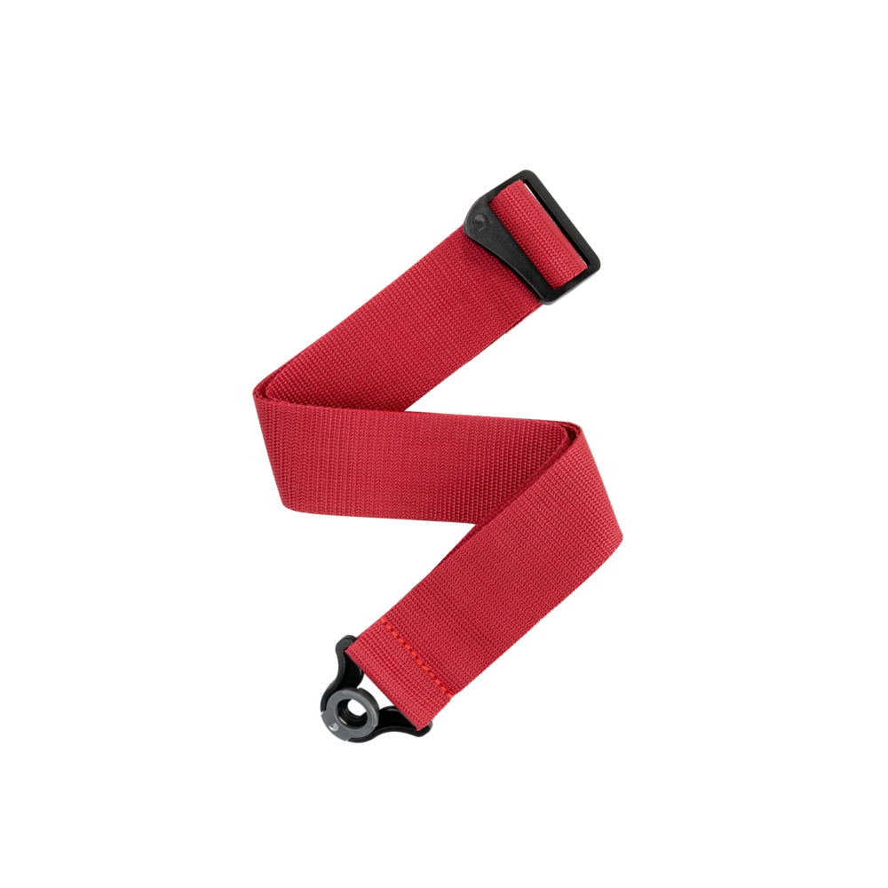 D'Addario Auto Lock Polypro Guitar Strap - Red