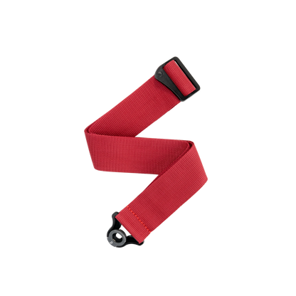 D'Addario Auto Lock Polypro Guitar Strap - Red