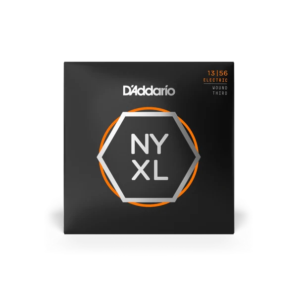 D'Addario NYXL Wound 3rd Electric Guitar Strings (13-56)