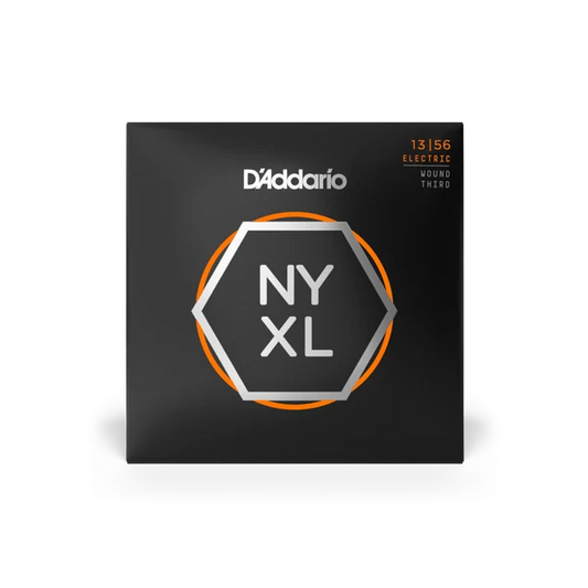 D'Addario NYXL Wound 3rd Electric Guitar Strings (13-56)