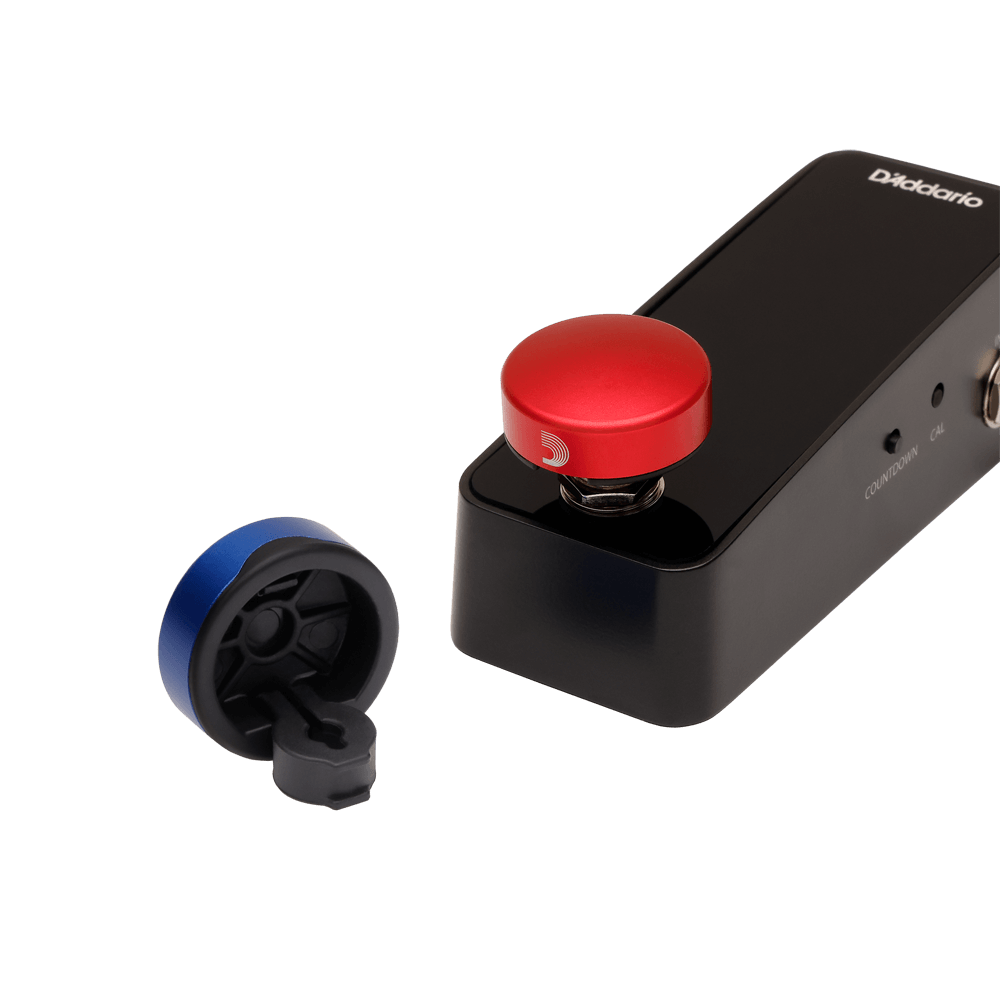 D'Addario XPND Footswitch Toppers - Red/Blue