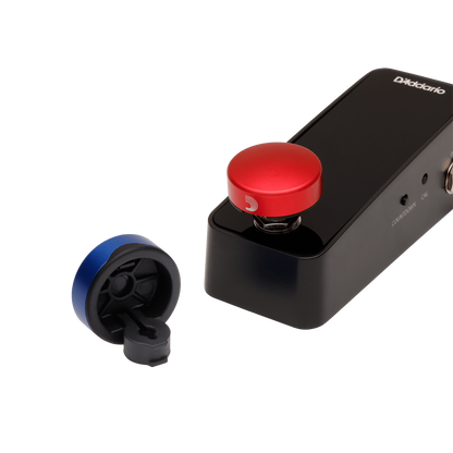 D'Addario XPND Footswitch Toppers - Red/Blue