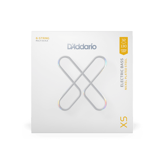 D'Addario XS 6-String Hybrid Light Multiscale Coated Bass Strings