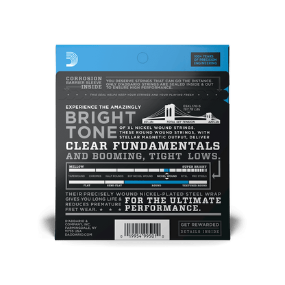 D'Addario Regular Light Long Scale 5-String Bass Strings