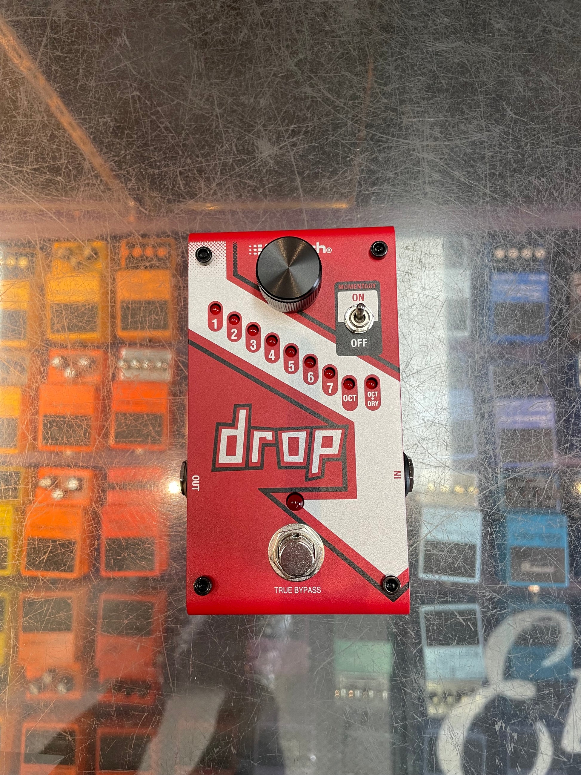 digitech drop polyphonic drop tune pedal DigiTech Drop Polyphonic Drop Tune Pedal – Guitar Paradise