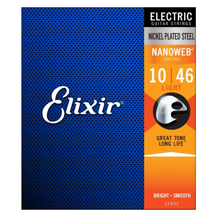 Elixir Nanoweb Light 10-46 Nickel Plated Steel 6-String Electric Guitar Strings