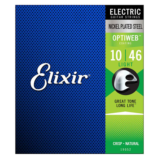 Elixir Optiweb Light 10-46 Nickel Plated Steel 6-String Electric Guitar Strings
