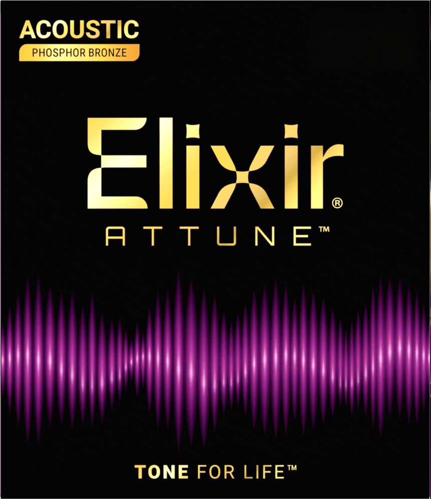 Elixir Attune Phosphor Bronze 13-56 Medium Acoustic Guitar Strings