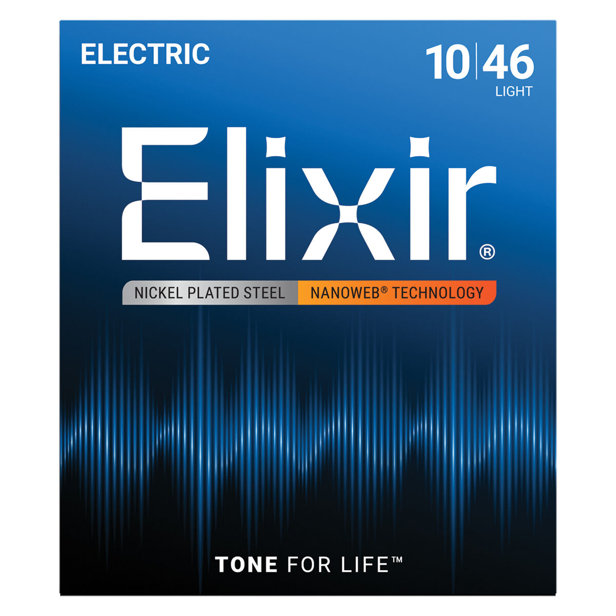 Elixir Nanoweb Light 10-46 Nickel Plated Steel 6-String Electric Guitar Strings