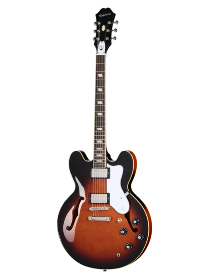 Epiphone Bonehead Riviera Electric Guitar - Dark Tobacco Burst