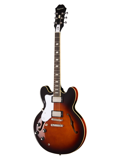 Epiphone Bonehead Riviera Left Handed Electric Guitar - Dark Tobacco Burst