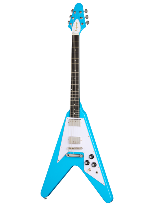 Epiphone Flying V 70s Electric Guitar Maui Blue