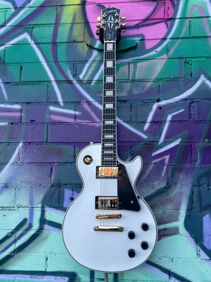 Epiphone Les Paul Custom Electric Guitar - Alpine White