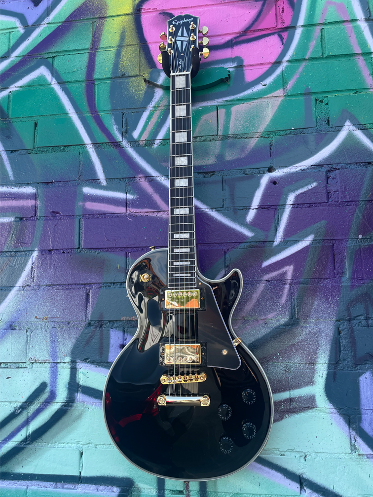Epiphone Les Paul Custom Electric Guitar - Ebony