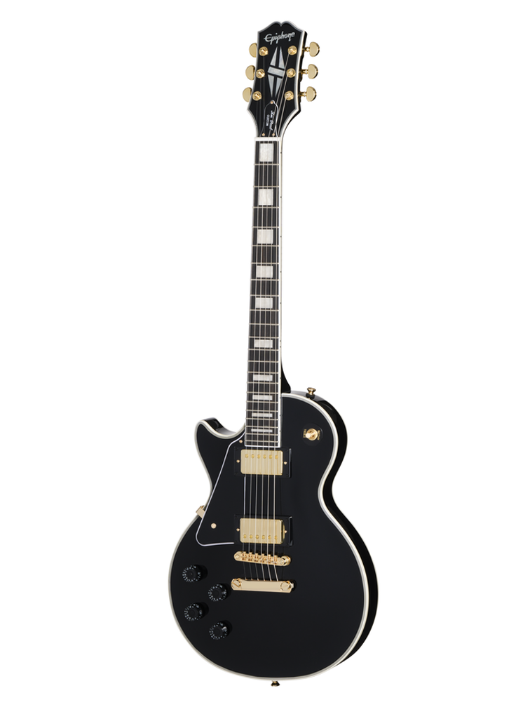 Epiphone Les Paul Custom Left Handed Electric Guitar - Ebony