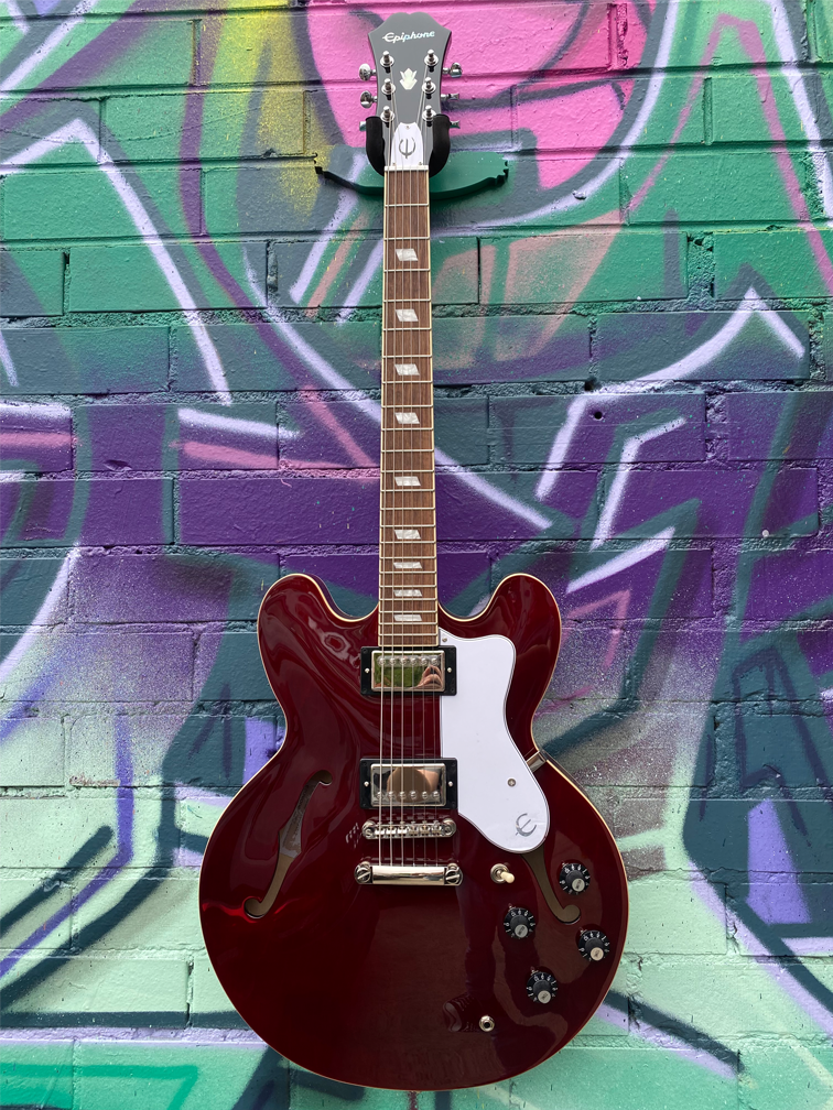 Epiphone Noel Gallagher Riviera Electric Guitar- Dark Wine Red