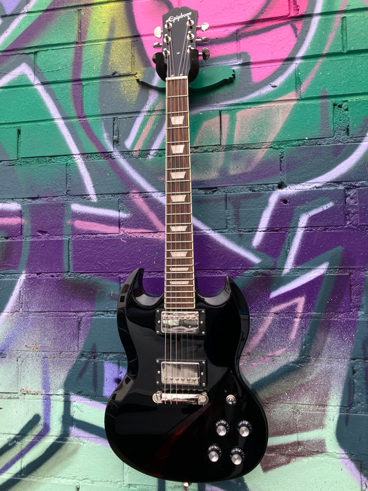 Epiphone Power Players SG Guitar Pack - Dark Matter Ebony