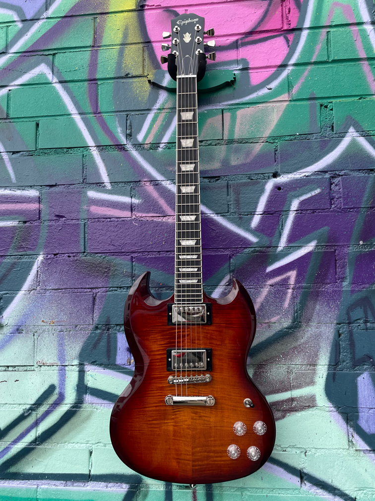 Epiphone SG Modern Figured Electric Guitar - Mojave Burst