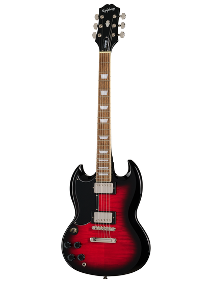 Epiphone SG Tribute Plus Left Handed Electric Guitar - Cherry Burst