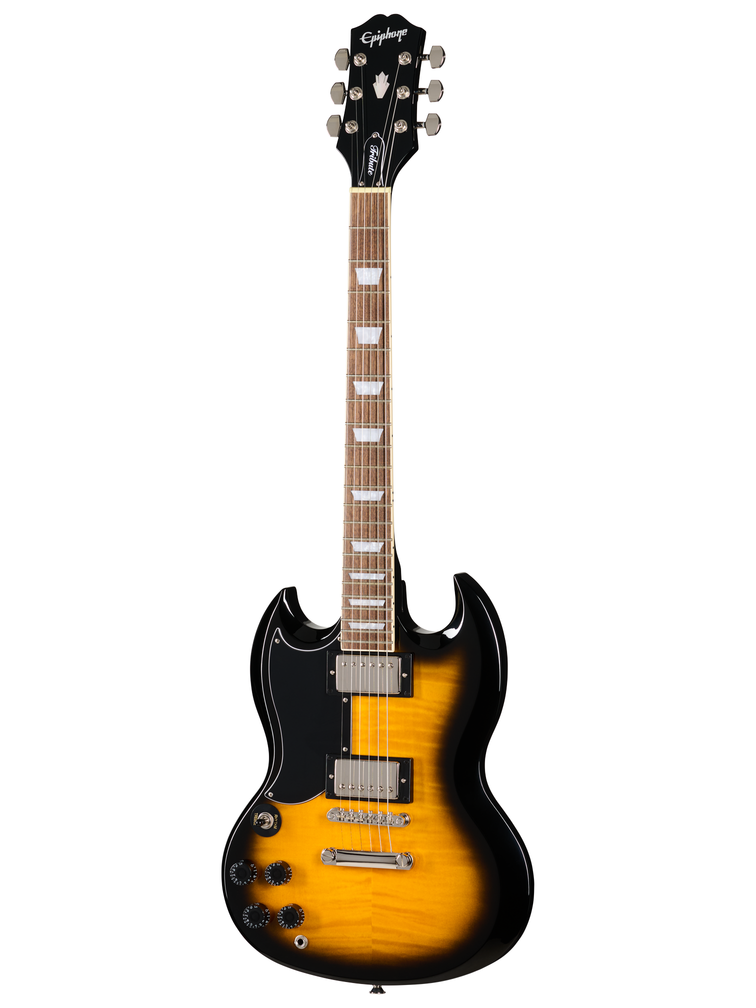 Epiphone SG Tribute Plus Left Handed Electric Guitar - Vintage Sunburst