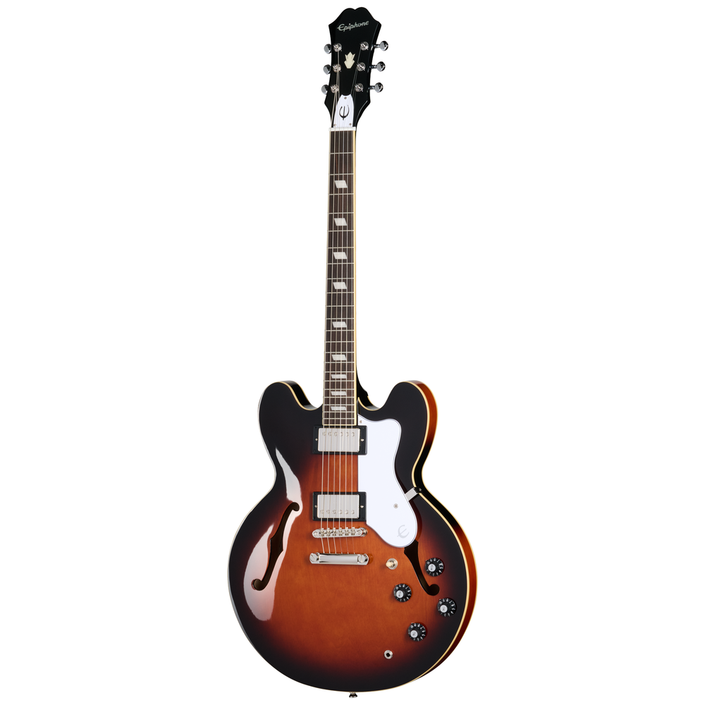 Epiphone Bonehead Riviera Electric Guitar - Dark Tobacco Burst