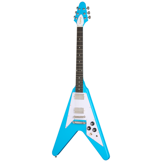 Epiphone Flying V 70s Electric Guitar Maui Blue