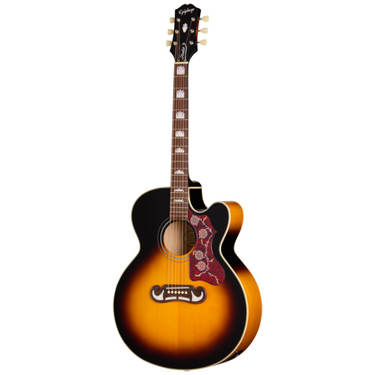 Epiphone J200 Studio EC Electric Acoustic Guitar - Vintage Sunburst
