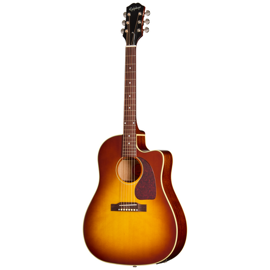 Epiphone J45 Standard EC Electric Acoustic Guitar Honey Burst