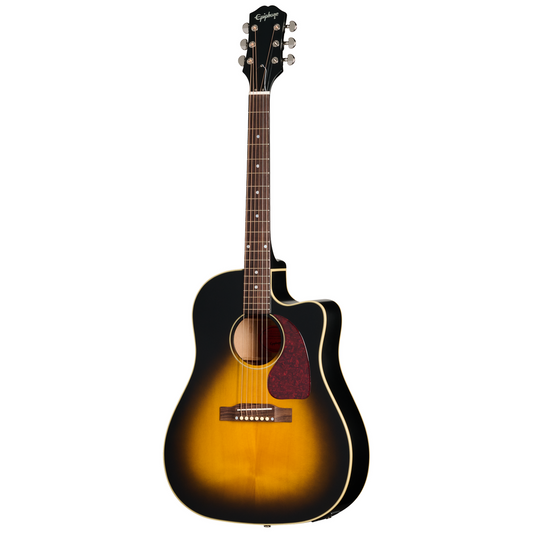 Epiphone J45 Standard EC Electric Acoustic Guitar - Vintage Sunburst