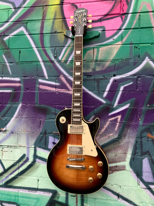 Epiphone Les Paul 50s Standard Figured Electric Guitar - Bourbon Burst