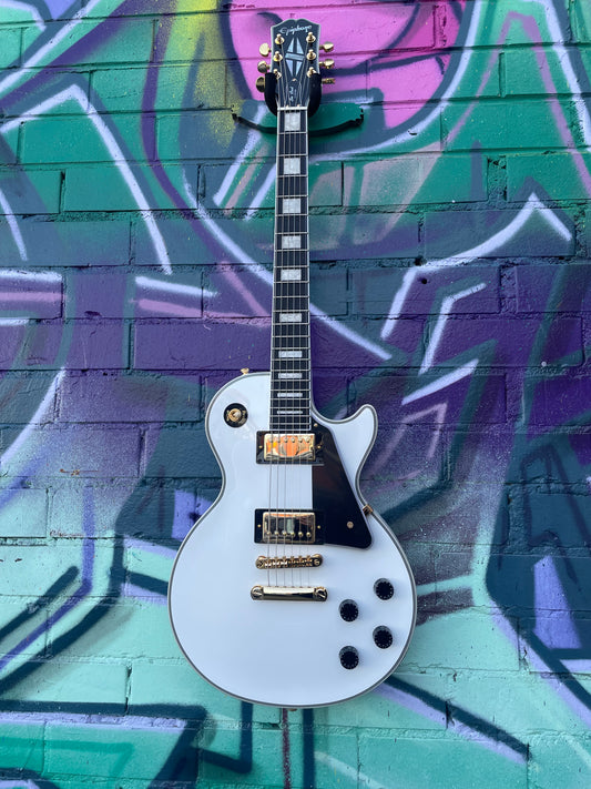 Epiphone Les Paul Custom Electric Guitar - Alpine White