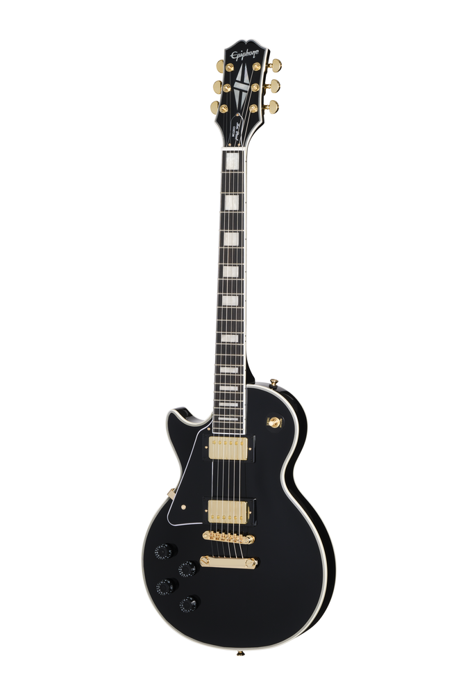 Epiphone Les Paul Custom Left Handed Electric Guitar - Ebony