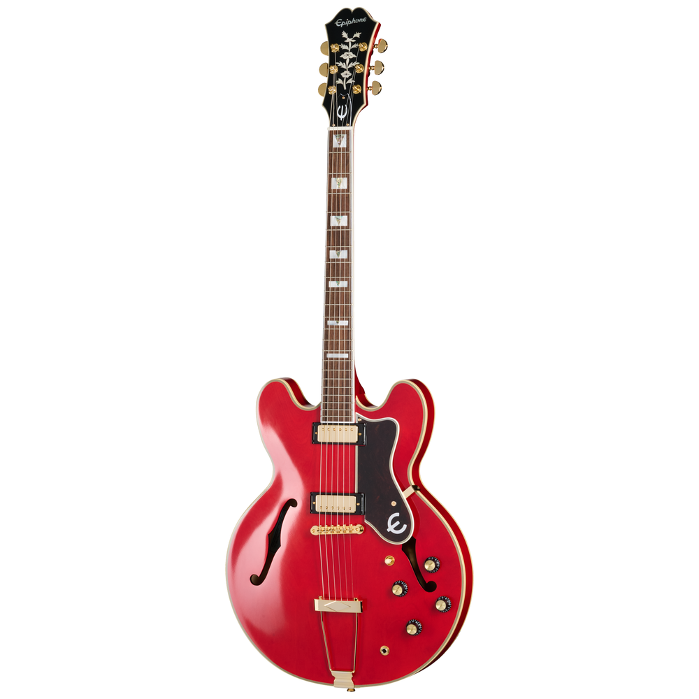 Epiphone Masterbilt Gem Archer Sheraton Electric Guitar - Cherry Red