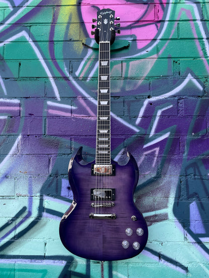 Epiphone SG Modern Figured Electric Guitar - Purple Burst