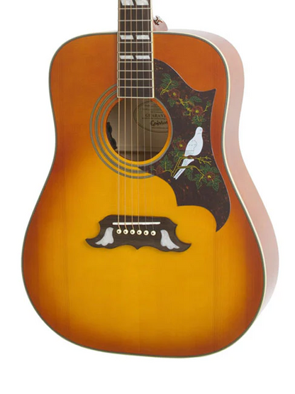 Epiphone Dove Studio Electric Acoustic Guitars - Violinburst