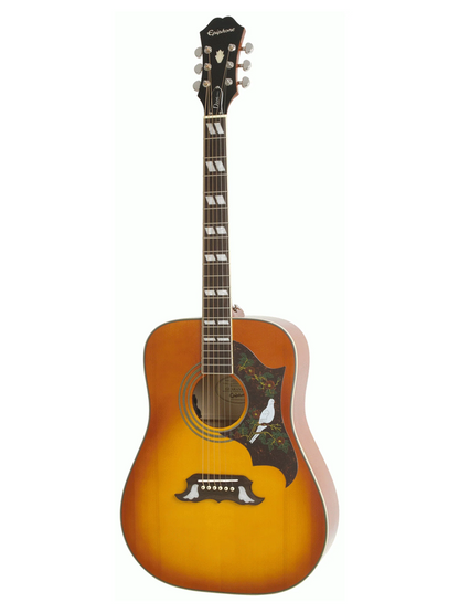 Epiphone Dove Studio Electric Acoustic Guitars - Violinburst