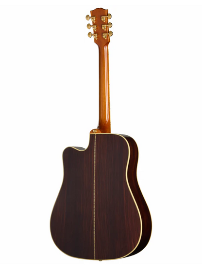 Epiphone Hummingbird Deluxe EC Electric Acoustic Guitar - Autumn Burst