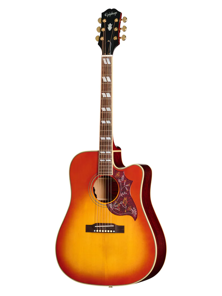 Epiphone Hummingbird Standard EC Electric Acoustic Guitar - Cherry Sunburst