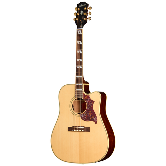 Epiphone Hummingbird Standard EC Electric Acoustic Guitar Natural