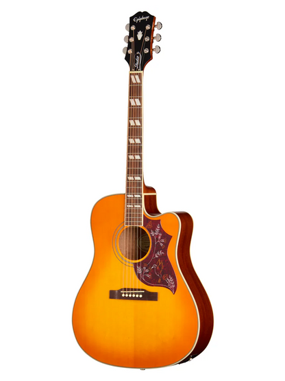 Epiphone Hummingbird Studio EC Electric Acoustic Guitar - Herritage Cherry Sunburst